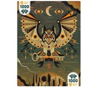 Puzzle 1000 pièces Iello Universe City Owl 12 G