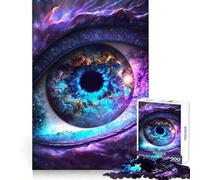 Puzzle 1000 pièces Œil de Dragon de l'univers pour Adolescents Stratégie, Réflexion, Sérénité, Évasion, Découpe Nette, Idée de Noël (38x52cm)