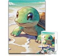 Puzzle 1000 pièces « Il était Une Fois Une Plage de Sable Fin » - Jeu éducatif, Analyse et logique pour Un Père Noël Secret - Dimensions : 38x52cm