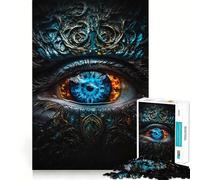 Puzzle 1000 pièces Œil Mystique pour Adolescents Un Jeu de réflexion Facile et Amusant, Un Cadeau Original et Amusant (38x26cm)