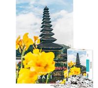 Puzzle 1000 pièces Île de Bali Jeu éducatif Défi ludique pour Passer Le Temps à la Maison (Dimensions 38x26cm)