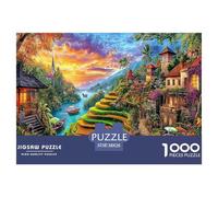 Puzzle 1000 Pièces Île de Bali pour Enfants - Découverte Éducative en Papier Recyclé, Jeu Captivant pour Filles Et Garçons 38x26cm/1000pcs