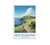 Puzzle 1000 pièces, Île de Scalpay, Écosse. Puzzle de Paysage en Papier de 1000 pièces pour Adultes et Enfants, idéal comme Jouet éducatif ou Cadeau (38 x 26 cm).