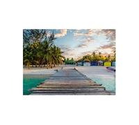 Ravensburger Puzzle 1000 pièces Île des Caraïbes – Highlights, Qualité supérieure – Adultes dès 14 ans