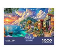 Puzzle 1000 Pièces Île d'Okinawa pour Adultes Et Enfants Difficile DIY Jigsaw Puzzle, Familial-Activité Manuelle 52x38cm/1000pcs