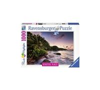 Puzzle 1000 pièces Ravensburger Île Praslin Seychelles Multicolore G
