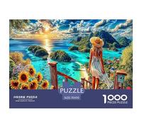 Puzzle 1000 Pièces Îles Seychelles Puzzle Un Jeu Intellectuellement Stimulant Cadeaux pour Adolescents Et Enfants 70x50cm/1000pcs
