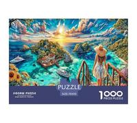Puzzle 1000 Pièces Îles Seychelles Puzzle Un Jeu Intellectuellement Stimulant Cadeaux pour Adolescents Et Enfants 70x50cm/1000pcs