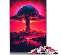 Puzzle 1000 pièces illustrant Une Bombe nucléaire pour Adultes | Puzzles | Puzzle de 1000 pièces, Jeu éducatif, décoration intérieure, 38 x 26 cm