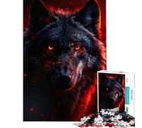 Puzzle 1000 pièces Inferno Eyes of The Wolf Jeu éducatif Difficile et Stimulant d'analyse et de logique adapté aux Personnes de 14 Ans et Plus (38x26cm)