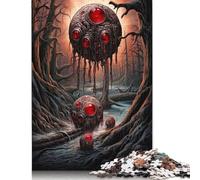 Puzzle 1000 pièces Invasion Extraterrestre sur Terre, Jeu Familial Amusant pour Adultes, Stimulant, Anti-Stress et Cadeaux Uniques (75 x 50 cm)