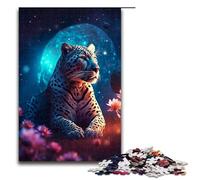 Puzzle 1000 pièces Jaguar Blanc sur Mars Jeu éducatif en Bois pour Adultes 75x50cm