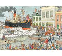 Puzzle 1000 Pièces Jan Van Haasteren - Arrivée Au Port De Saint Nicolas