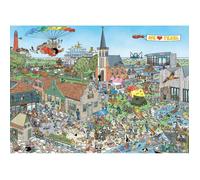 Jumbo Puzzle Adulte Jan Van Haasteren – Retraite Insulaire – 1000 pièces – Carton 100% recyclé