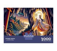 Puzzle 1000 Pièces Japanese Fantasy Landscape pour Adolescents - Jeu De Réflexion - Cadeaux pour Femmes - Idées Cadeaux Uniques pour Un Anniversaire Ou Noël 52x38cm/1000pcs