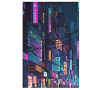Puzzle 1000 Pièces - Japon - Puzzles en Bois pour Adultes Et Enfants - Décoration D'Intérieur (78×53cm)