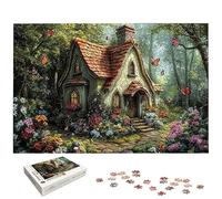 Puzzle 1000 Pièces Jardin, Puzzle 1000 Pièces pour Adultes et Enfants à Partir de 14 Ans, Paysage Puzzles Bois avec Une Boîte d'emballage Exquise, Puzzles pour Décoration Murale, Cadeau Femme, -5078