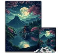 Puzzle 1000 pièces Jardins Zen Puzzle Difficile pour Adultes Jouet éducatif pour Adolescents décoration de Bureau à Domicile 1000 pièces (75 x 50 cm)