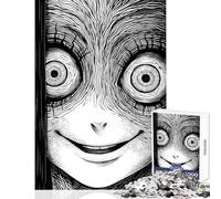 Puzzle 1000 pièces « Je Te Vois » Jeu Impossible activités familiales Jouet éducatif Cadeau Unique d'anniversaire ou de Noël (38x26cm)