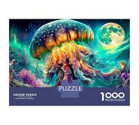 Puzzle 1000 pièces « Jellyfish Fantasy » : Nébuleuse Cosmique et planètes, Jeu éducatif pour Adultes, Magnifique décoration, défi Stimulant, Cadeau d'anniversaire (70 x 50 cm / 1000 pièces).