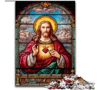 Puzzle 1000 pièces Jésus Art pour Adultes, à partir de 14 Ans, décoration Murale, Cadeaux d'anniversaire et Cadeaux Uniques (50x75cm)
