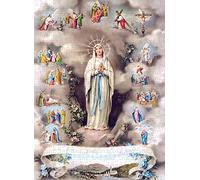 Puzzle 1000 pièces Jésus Foi Meilleurs Cadeaux pour la Famille et Les Amis Vacances éducatives