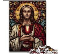 Puzzle 1000 pièces Jésus pour Adultes, idéal pour la décoration de la Maison et du Bureau, pour Un Anniversaire (Taille 50x75cm)