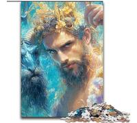 Puzzle 1000 pièces Jésus Puzzle 1000 pièces, Un Casse-tête Stimulant pour Les Adolescents, Parfait pour la décoration intérieure ou comme Cadeau (Taille 50x75cm)