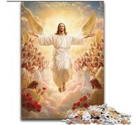Puzzle 1000 pièces Jésus Puzzle 1000 pièces, Un Casse-tête Stimulant pour Les Adolescents, Parfait pour la décoration intérieure ou comme Cadeau (Taille 50x75cm)