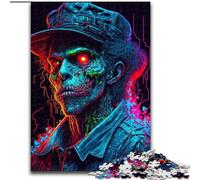 Puzzle 1000 pièces Jeune Gangster Zombie Puzzle 1000 pièces Un Casse-tête Stimulant pour Les Adolescents et Les familles Taille 26X38CM