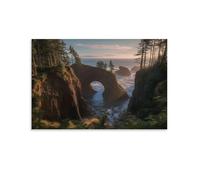 Puzzle 1000 pièces Jeux éducatif Défi Jouets Cadeaux Puzzles Classiques pour Adultes et Enfants à partir de 14 AnsArche rocheuse côtière 26x38cm