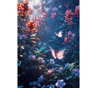 Puzzle 1000 Pièces Jeux éducatif Défi Jouets Plantes Fleurs Papillons Puzzles Classiques Puzzle DIY Cadeaux de l'art de la Décoration Moderne