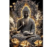 Puzzle 1000 Pièces Jeux éducatif Défi Jouets Statue de Lotus Zen Puzzles Classiques Puzzle DIY Cadeaux de l'art de la Décoration Moderne