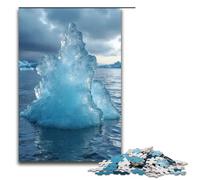 Puzzle 1000 pièces Jeux éducatifs Dix mille ans de glace condensent des souvenirs anciens Puzzles pour adultes Puzzle en bois pour le plaisir en famille et les soirées de jeux 1000 pièces (75 x 50 cm)