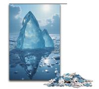 Puzzle 1000 pièces Jeux éducatifs Dix mille ans de glace condensent des souvenirs anciens Puzzles pour adultes Puzzle en bois pour le plaisir en famille et les soirées de jeux 1000 pièces (38 x 26 cm)