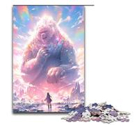 Puzzle 1000 pièces Jeux éducatifs Magnifique Ciel étoilé Singe du Zodiaque Puzzle en Bois pour Adultes pour s'amuser en Famille et Jouer Le Soir 75 x 50 cm