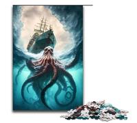 Puzzle 1000 pièces Jeux éducatifs Maître des Mers Puzzle en Bois pour Adultes pour s'amuser en Famille et Jouer en soirée 75 x 50 cm
