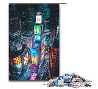 Puzzle 1000 pièces Jeux éducatifs New York City Puzzles en Bois pour Adultes pour s'amuser en Famille et Jouer en soirée 75 x 50 cm