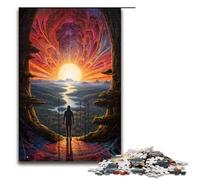 Puzzle 1000 pièces Jeux éducatifs Regarder Le Monde Seul Puzzles en Bois pour Adultes pour s'amuser en Famille et Jouer en soirée 1000 pièces (75 x 50 cm)