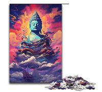 Puzzle 1000 pièces Jeux éducatifs Robot Bouddha par SplattersLots de Puzzles épais et colorés pour Adultes Puzzle en Bois pour Le Plaisir en Famille et Les soirées de Jeux 75x50cm