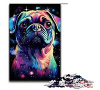 Puzzle 1000 pièces Jeux éducatifs Un Chien glorieux Puzzle en Bois pour Adultes pour s'amuser en Famille et Jouer Le Soir 75 x 50 cm