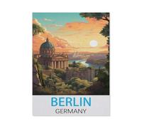 Puzzle 1000 Pièces, Jeux pour Adultes，Berlin, Allemagne，Puzzles Le Puzzle en Papier, Jeux Éducatifs, Ensembles De Puzzle pour La Famille（38x26cm）-J26