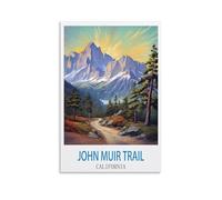 Puzzle 1000 pièces John Muir Trail Californie - Puzzle en Papier recyclé - Jeu Familial Amusant et Stimulant - Idée 70 x 50 cm