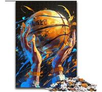 Puzzle 1000 pièces Jouer au Basket Puzzles stimulants 26X38CM Activité éducative pour Les compétences cognitives Amélioration des compétences cognitives
