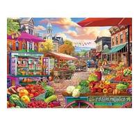 Puzzle 1000 pièces : Jour du marché de la rue principale Eurographics
