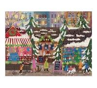 Galison Puzzle Joy Laforme Merry Market 1000 pièces Foil en boîte carrée