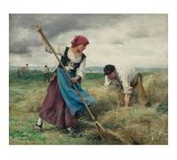 Puzzle 1000 pièces : Julien Dupré : La récolte des foins DToys G