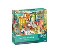 Puzzle 1000 pièces JUMBO Falcon de luxe Upcycling Workshop multicolore avec poster