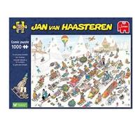 Puzzle 1000 pièces Jumbo Jan Van Haasteren Descente effrénée à la montagne Multicolore G