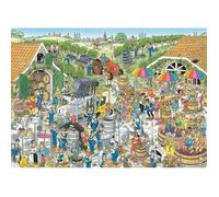 Puzzle 1000 pièces - JUMBO - Jan van Haasteren - Exploitation vinicole - 68x49 cm - À partir de 10 ans